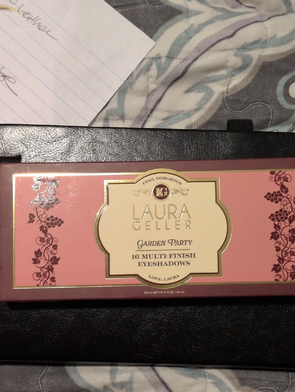 Laura Geller Pink & Gold Garden Party 16 Multi-Finish Eyeshadow Palette